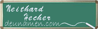 Neithard Hecher Visitenkarte